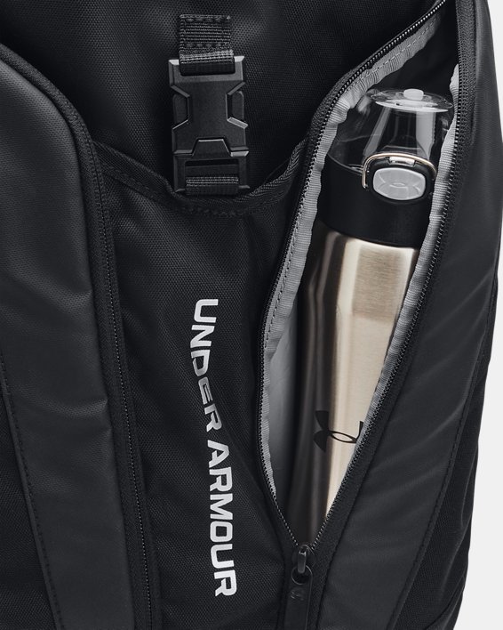 UA Hustle Pro Backpack, Black, pdpMainDesktop image number 2